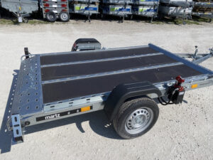 Martz TEMA motorfietsdrager met hydraulisch daalsysteem