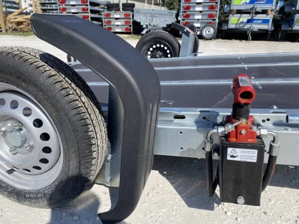 Martz TEMA motorfietsdrager met hydraulisch daalsysteem