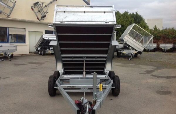 Robuuste Lider kipperoplegger, GVWR 1500 kg, nieuwe dubbele assen met remmen.