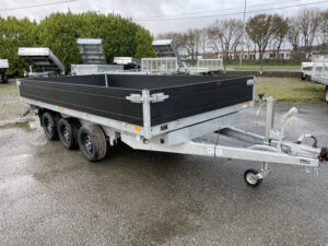 Saris K3 406 x 204 drieassige kipperoplegger, 3500 kg, met remmen en bladveerophanging