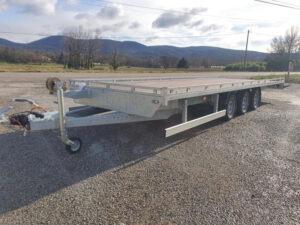 Vast platform + oprijplaten Boro ATLAS 6m x 2m 3500kg 3 assen