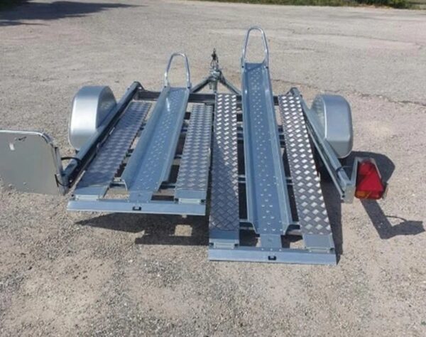 ERDE PMB motorfietsdrager voor 2 auto's