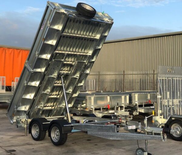 Indespension 2-assige kipperoplegger – GVWR 2700 kg, hydraulisch kantelbaar