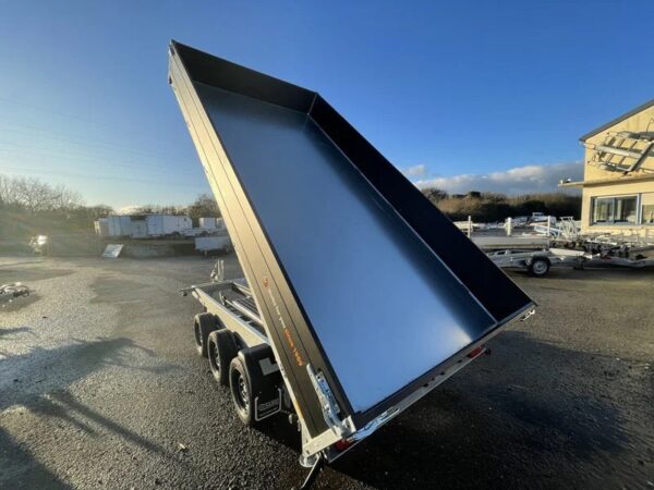 Saris K3 406 x 204 drieassige kipperoplegger, 3500 kg, met remmen en bladveerophanging