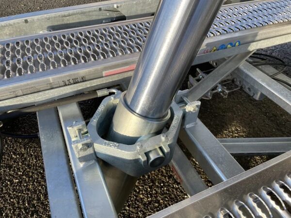 Saris K3 406 x 204 drieassige kipperoplegger, 3500 kg, met remmen en bladveerophanging