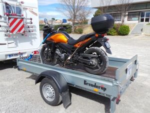 2,60 m basisplatform, met rem, 1000 kg BRENDERUP