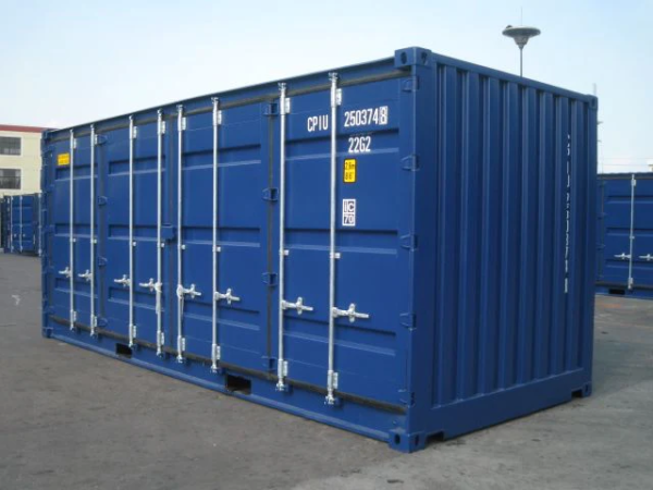 20-voets container met zijopening