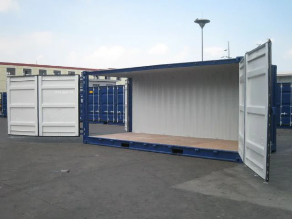 20-voets container met zijopening