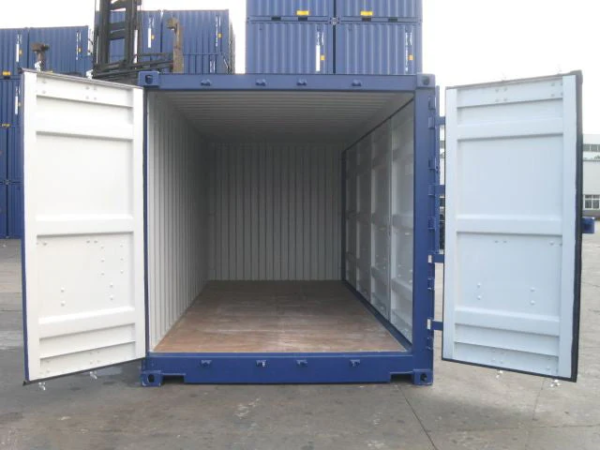 20-voets container met zijopening