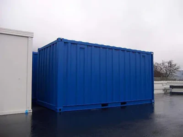 Nieuwe blauwe container – 15 voet