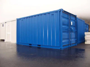 Nieuwe blauwe container – 15 voet