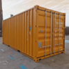 3 (2) Nieuwe gele zeecontainers van 20 voet