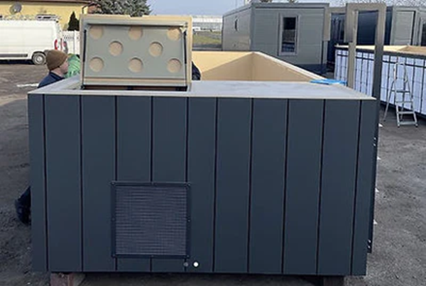 35 Constructieve polypropyleen container – ideaal voor zwembaden, 6,5 x 2,6 m