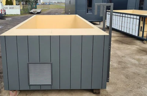 Constructieve polypropyleen container – ideaal voor zwembaden, 6,5 x 2,6 m