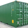 Gebruikte kubieke container van 20 voet hoog