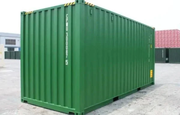 Gebruikte kubieke container van 20 voet hoog