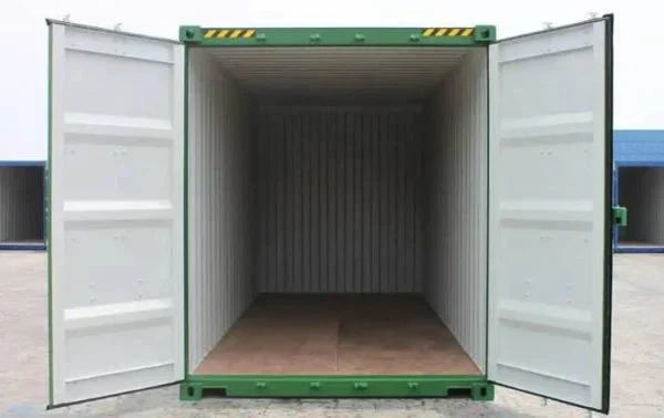 Gebruikte kubieke container van 20 voet hoog