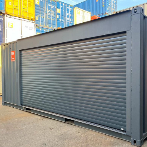 20-voets container met roldeur 16