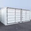 20-voets witte container met open zijtoegang
