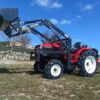 Yanmar F175 minitractor met schep