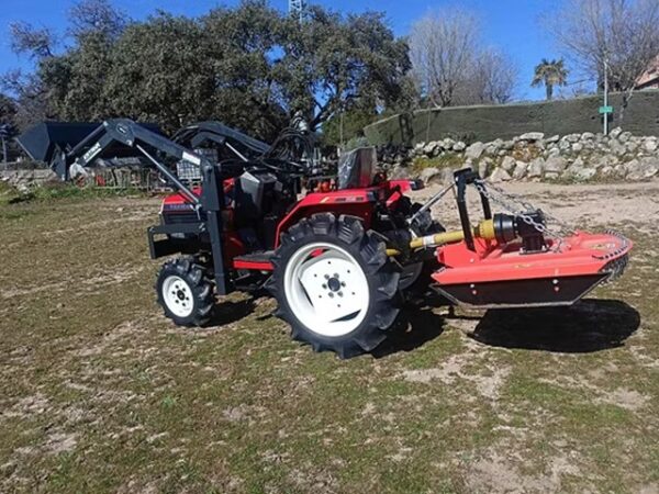 Yanmar F175 minitractor met schep